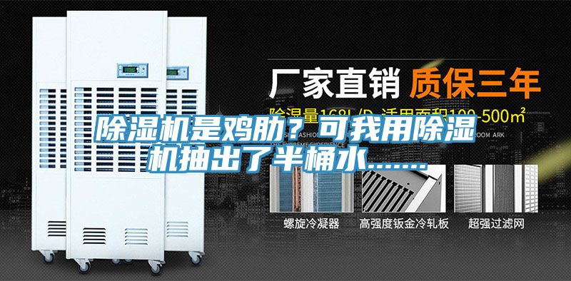 除濕機(jī)是雞肋？可我用除濕機(jī)抽出了半桶水.......