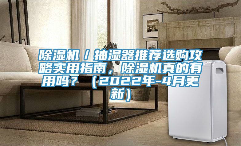 除濕機／抽濕器推薦選購攻略實用指南，除濕機真的有用嗎？（2022年-4月更新）