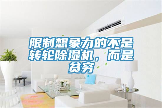 限制想象力的不是轉(zhuǎn)輪除濕機(jī)，而是貧窮
